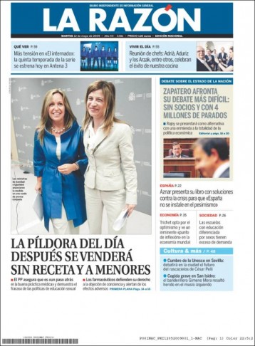 La Razón, 12.05.09