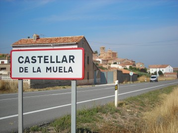 N-211 a su paso por Castellar de la Muela.