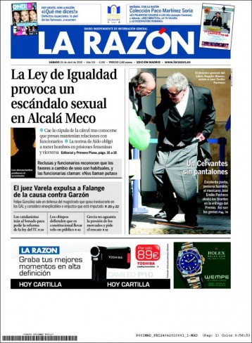 La Razón 24.04.2010